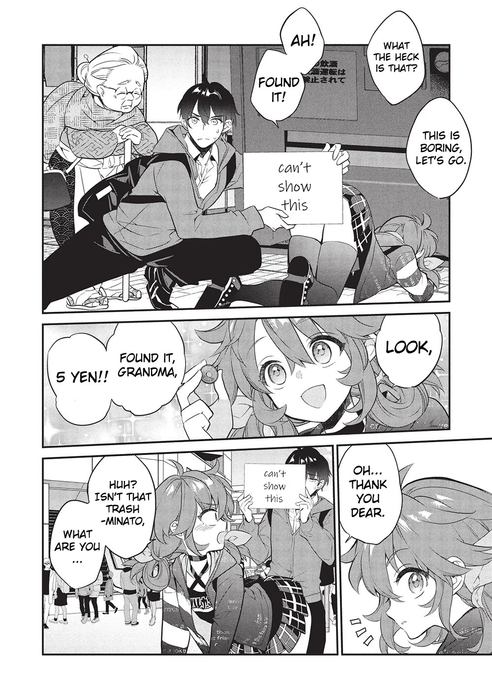 What's under Kamiyama-san's paper bag? chapter 23 page 4