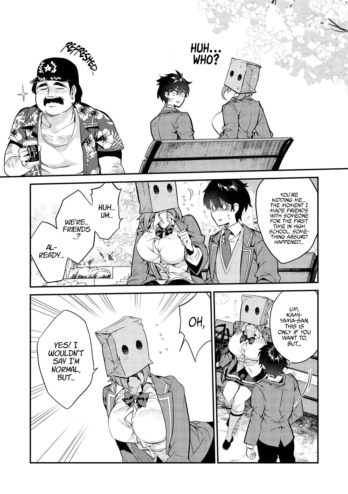 What's under Kamiyama-san's paper bag? chapter 3 page 26