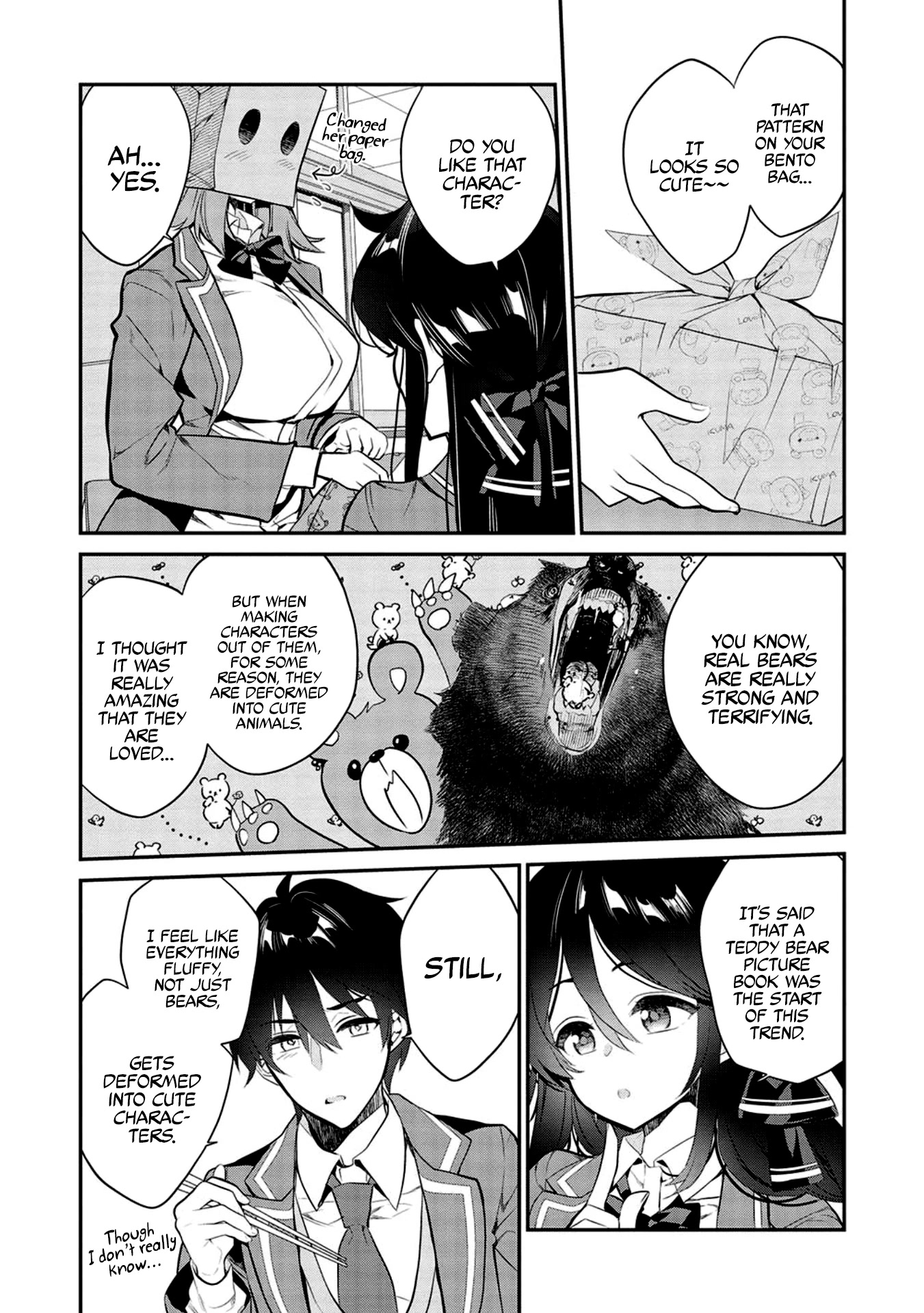 What's under Kamiyama-san's paper bag? chapter 8 page 5