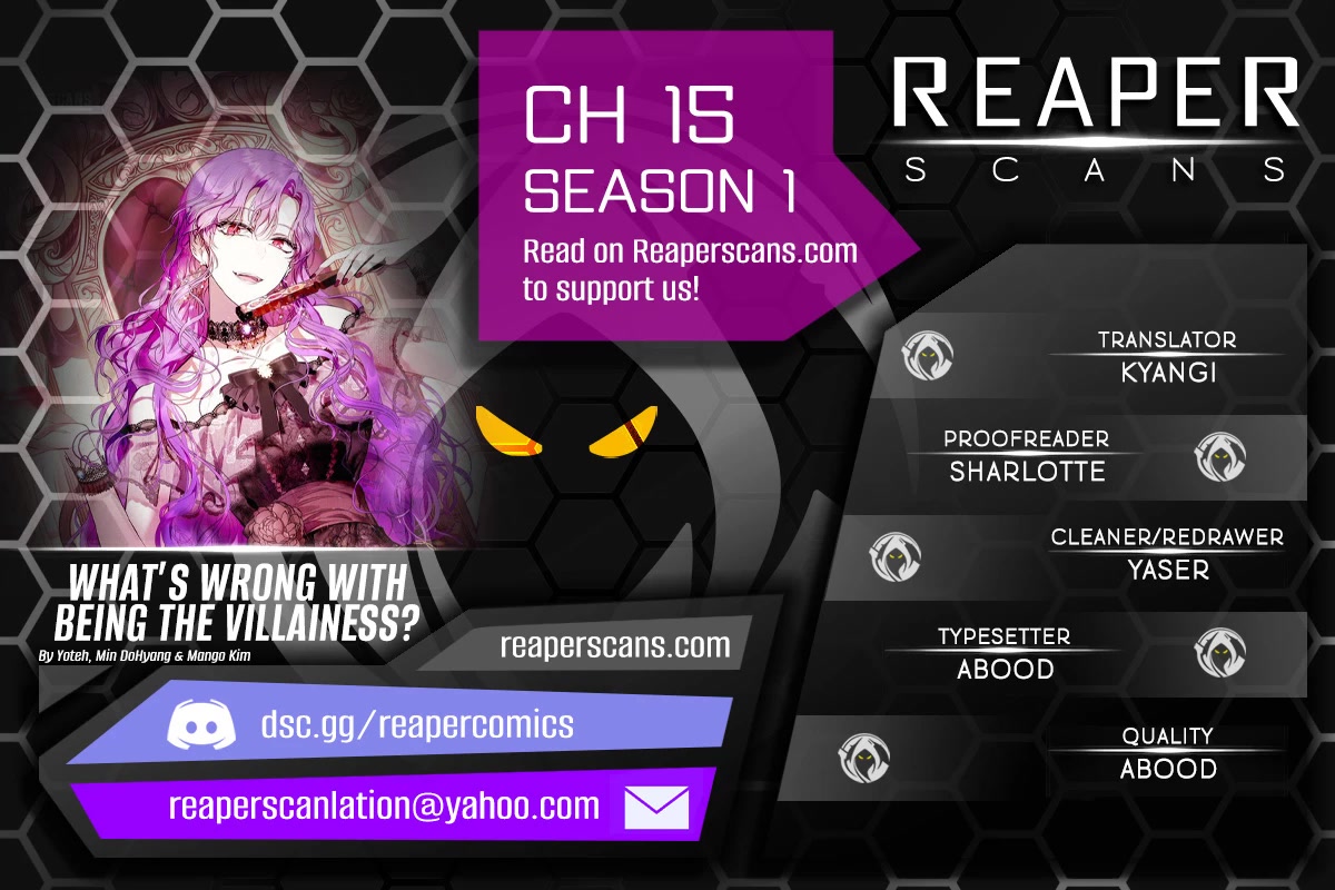 What's Wrong with Being the Villainess? chapter 15 page 1