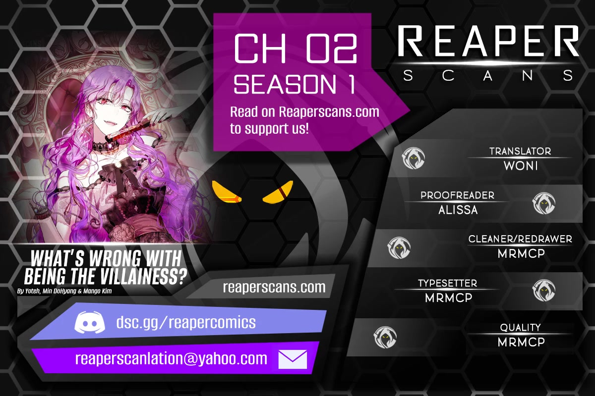 What's Wrong with Being the Villainess? chapter 2 page 1