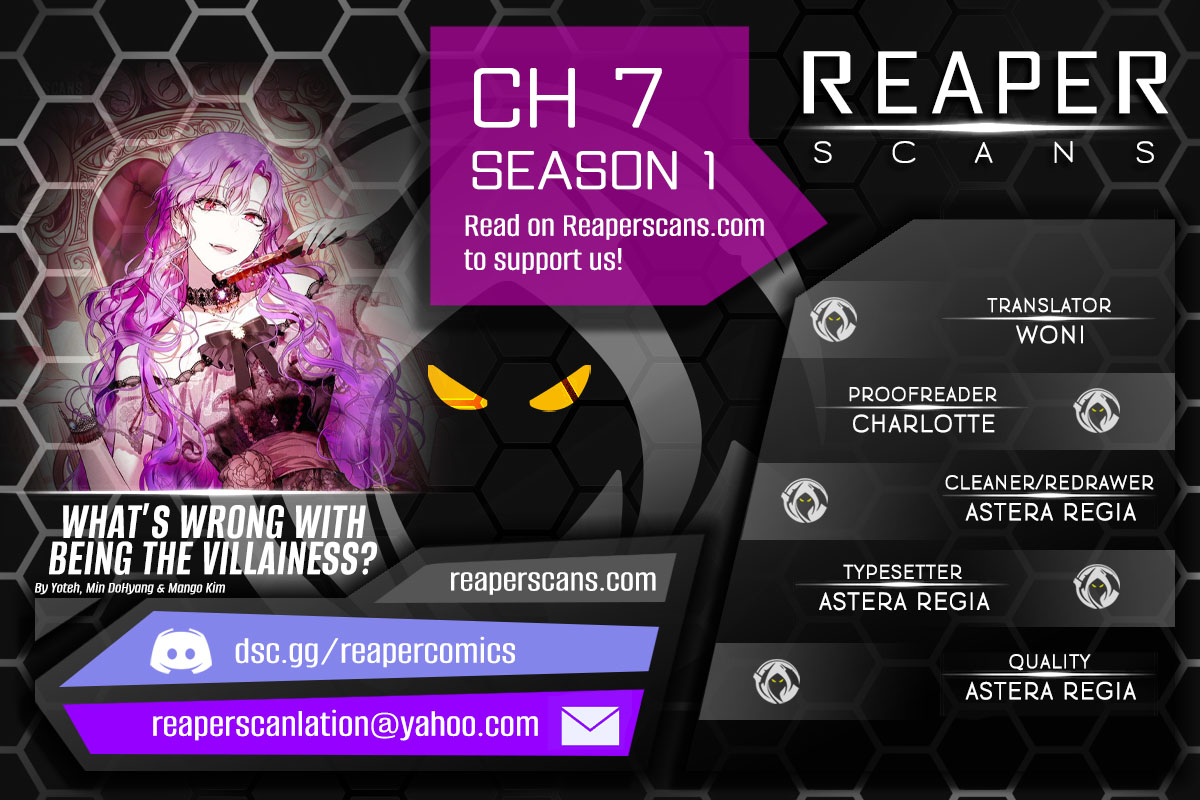 What's Wrong with Being the Villainess? chapter 7 page 1