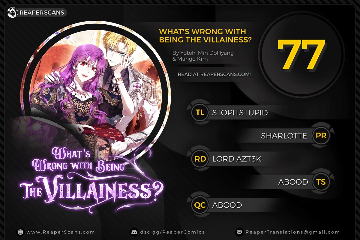 What's Wrong with Being the Villainess? chapter 77 page 1