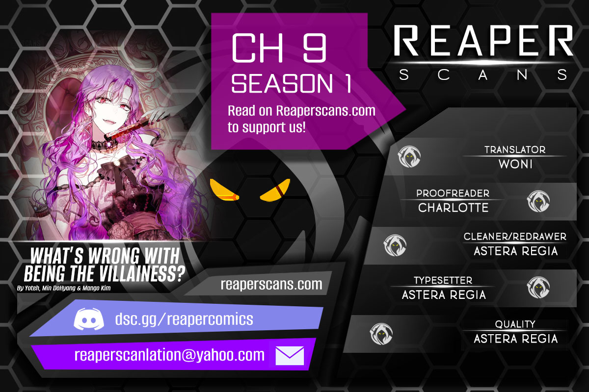 What's Wrong with Being the Villainess? chapter 9 page 1