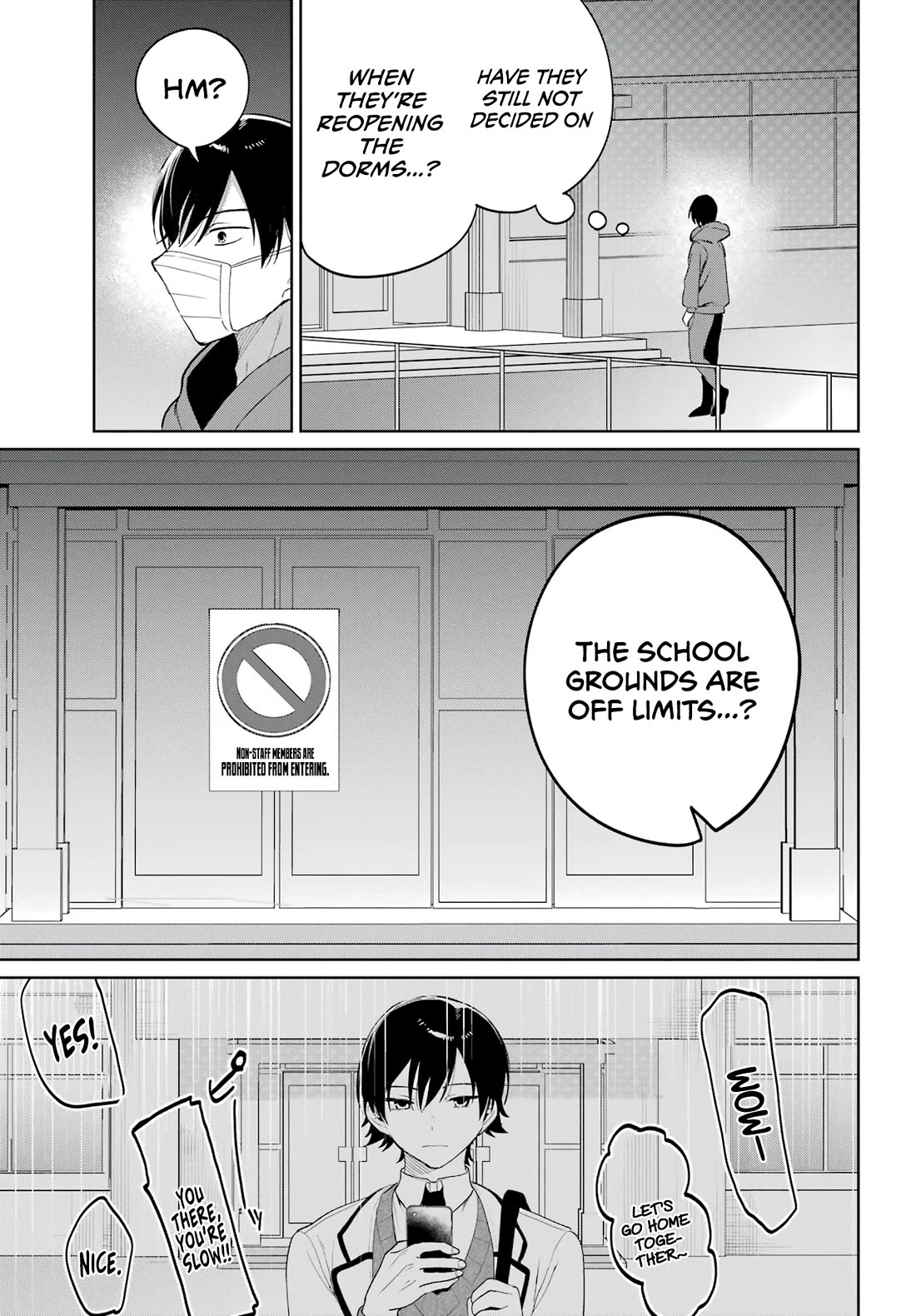 When I Got to Remote Class, I had to Move in with the Most Beautiful Girl in My Class chapter 3 page 3