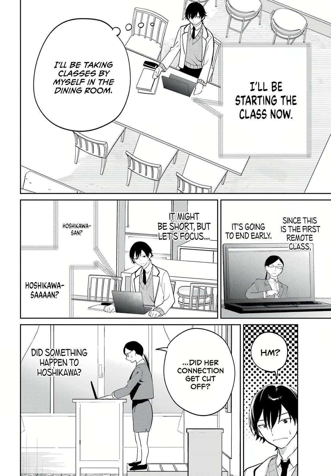 When I Got to Remote Class, I had to Move in with the Most Beautiful Girl in My Class chapter 4 page 10