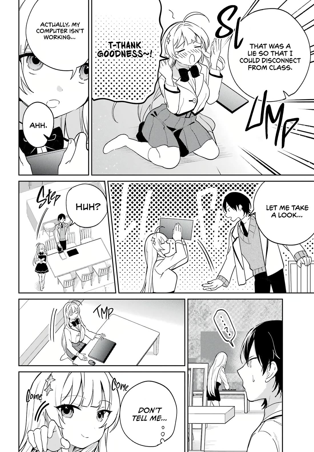 When I Got to Remote Class, I had to Move in with the Most Beautiful Girl in My Class chapter 4 page 14