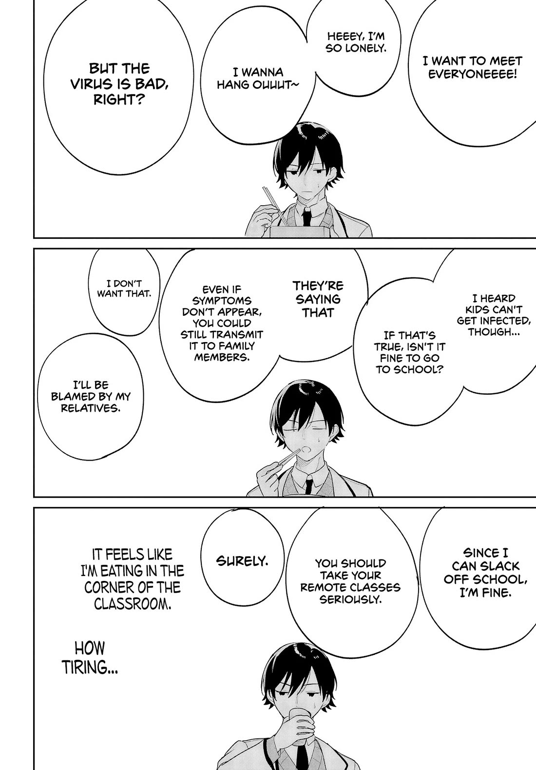 When I Got to Remote Class, I had to Move in with the Most Beautiful Girl in My Class chapter 5 page 14