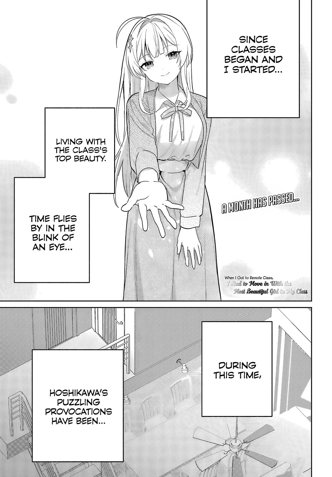 When I Got to Remote Class, I had to Move in with the Most Beautiful Girl in My Class chapter 6 page 1