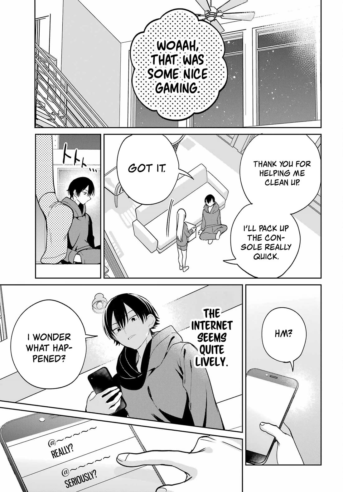 When I Got to Remote Class, I had to Move in with the Most Beautiful Girl in My Class chapter 8 page 12