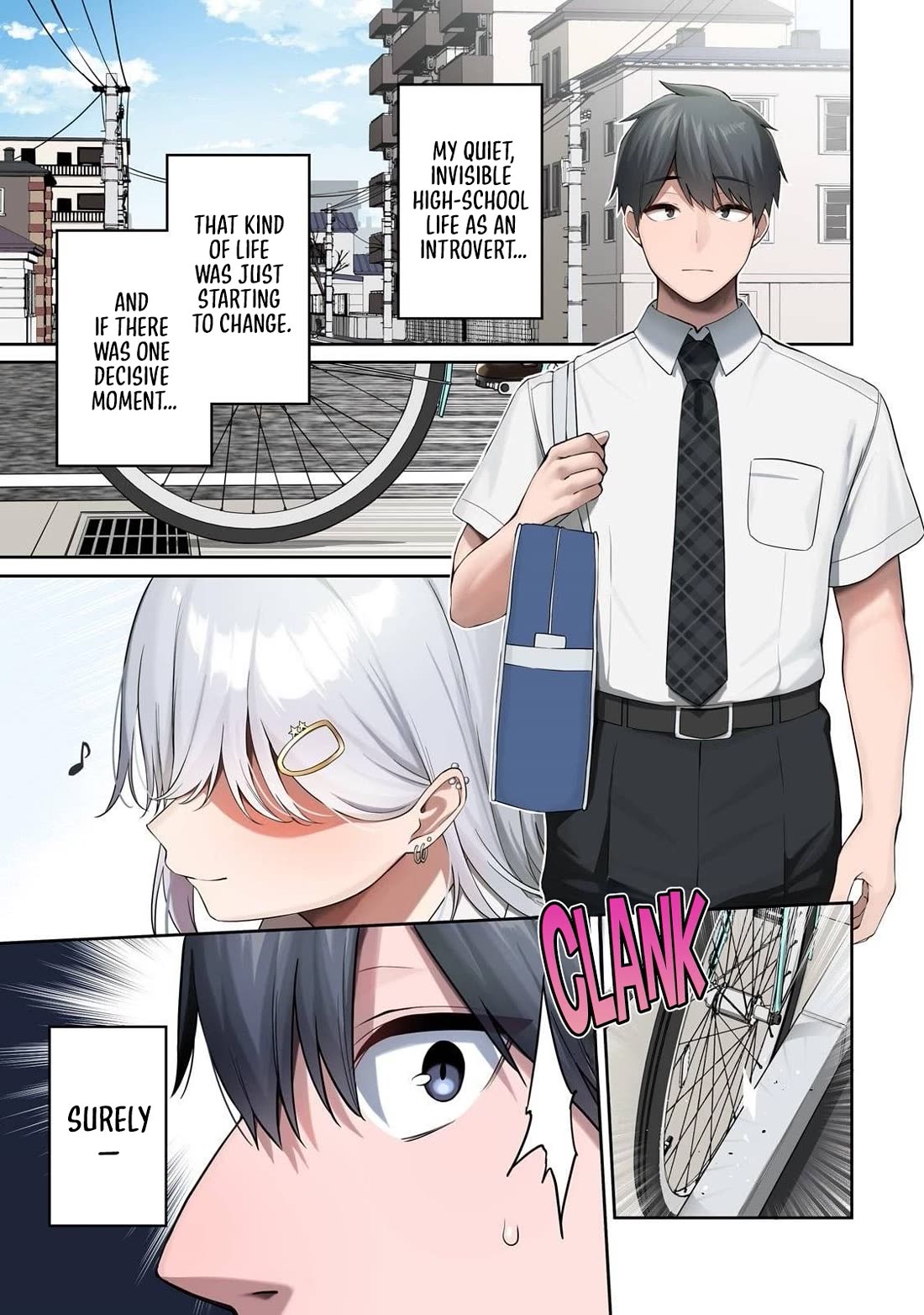 When I Repaired a Gal's Bicycle, She Became Attached to Me chapter 1 page 2
