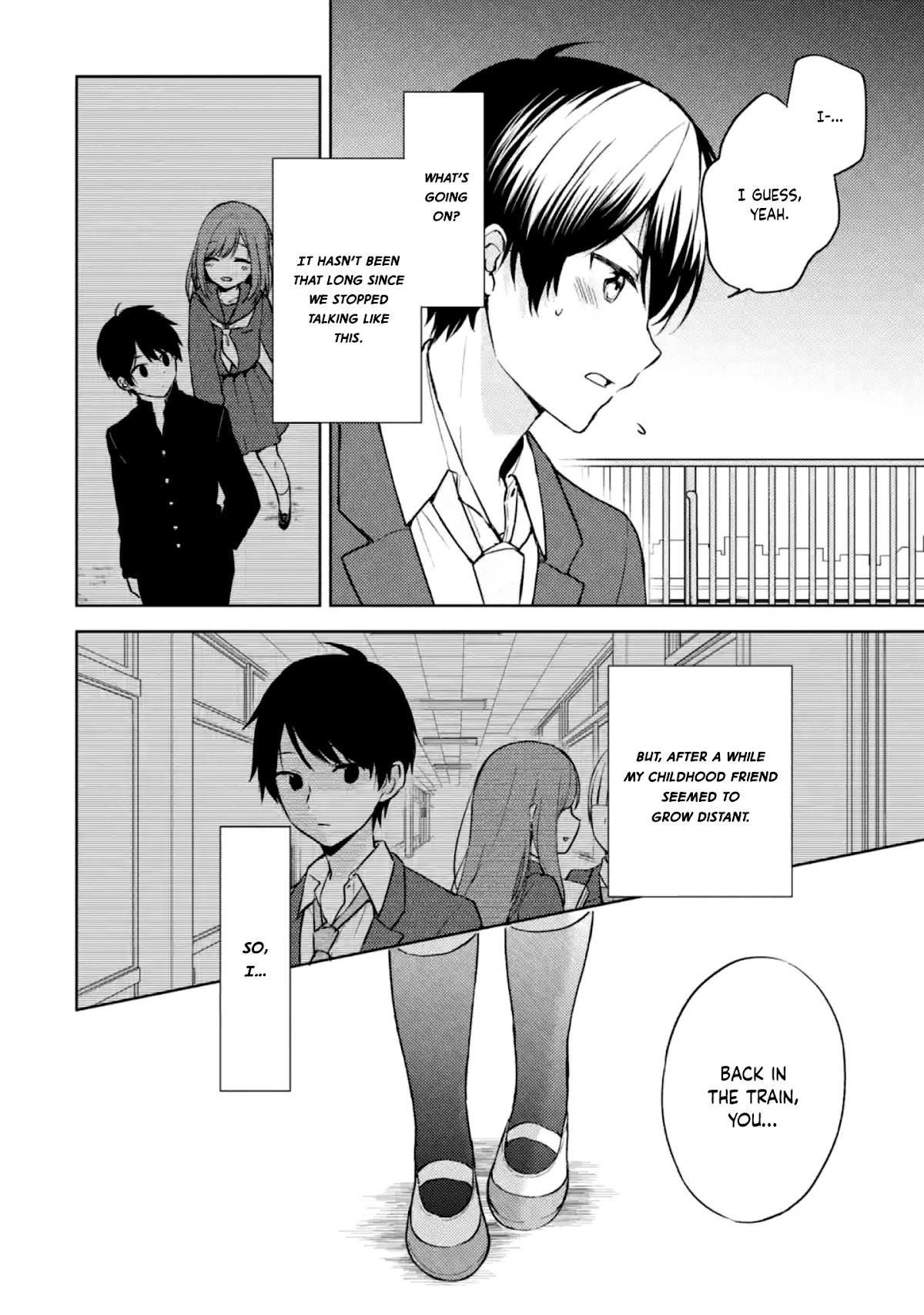 When I Rescued a Beautiful Girl Who Was About to Be Mol*sted, It Was My Childhood Friend Sitting Next to Me chapter 1 page 19