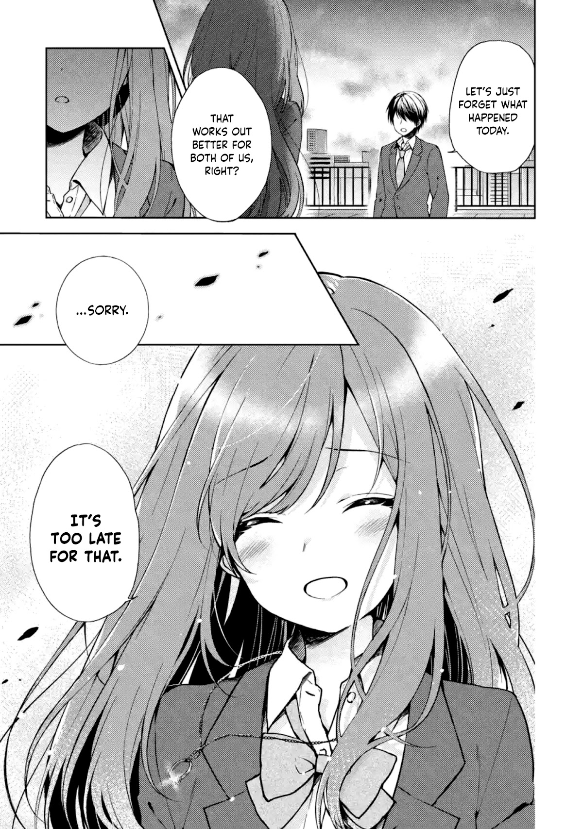 When I Rescued a Beautiful Girl Who Was About to Be Mol*sted, It Was My Childhood Friend Sitting Next to Me chapter 1 page 2