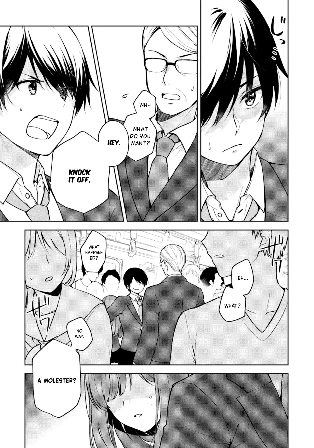 When I Rescued a Beautiful Girl Who Was About to Be Mol*sted, It Was My Childhood Friend Sitting Next to Me chapter 1 page 8