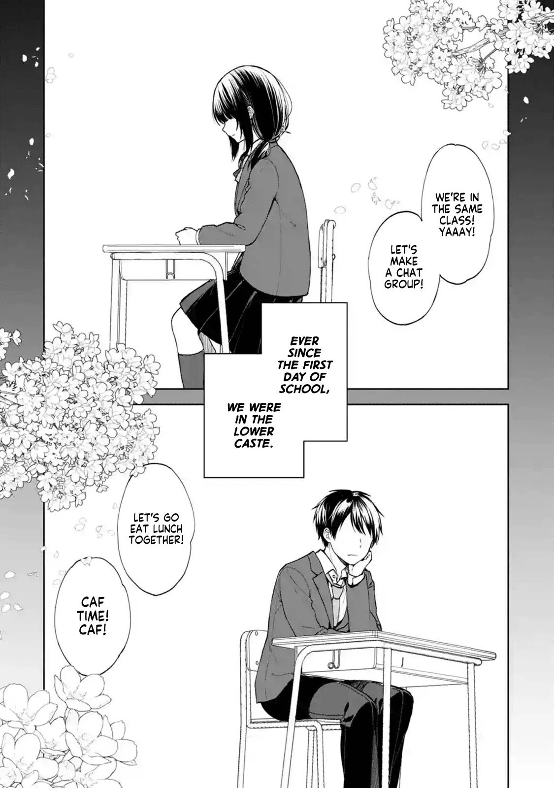 When I Rescued a Beautiful Girl Who Was About to Be Mol*sted, It Was My Childhood Friend Sitting Next to Me chapter 23 page 1