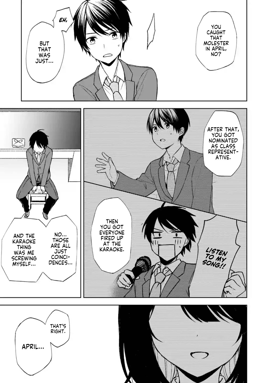 When I Rescued a Beautiful Girl Who Was About to Be Mol*sted, It Was My Childhood Friend Sitting Next to Me chapter 23 page 16