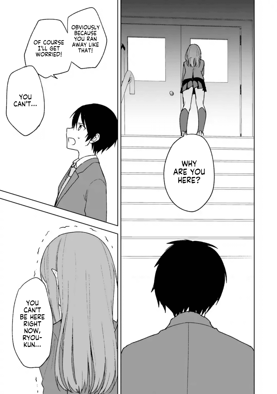 When I Rescued a Beautiful Girl Who Was About to Be Mol*sted, It Was My Childhood Friend Sitting Next to Me chapter 25 page 12