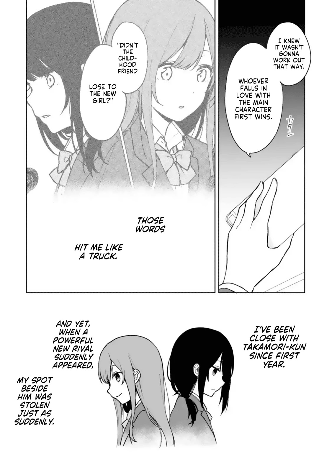 When I Rescued a Beautiful Girl Who Was About to Be Mol*sted, It Was My Childhood Friend Sitting Next to Me chapter 25 page 30