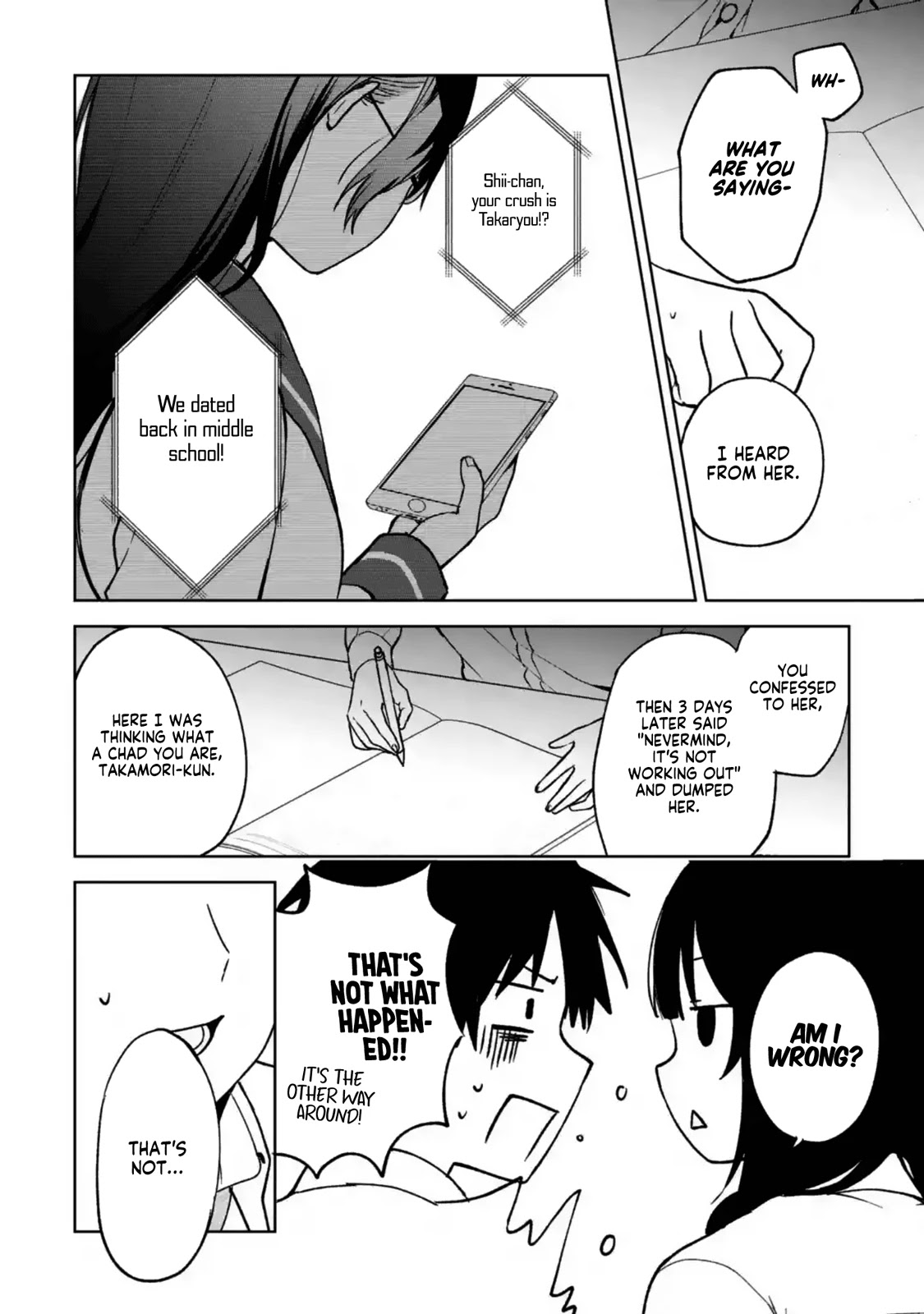 When I Rescued a Beautiful Girl Who Was About to Be Mol*sted, It Was My Childhood Friend Sitting Next to Me chapter 28 page 13