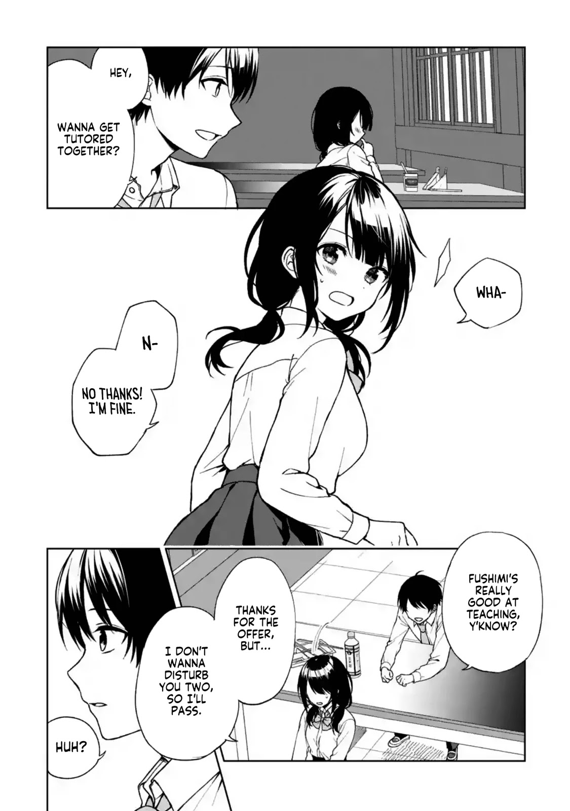 When I Rescued a Beautiful Girl Who Was About to Be Mol*sted, It Was My Childhood Friend Sitting Next to Me chapter 28 page 3