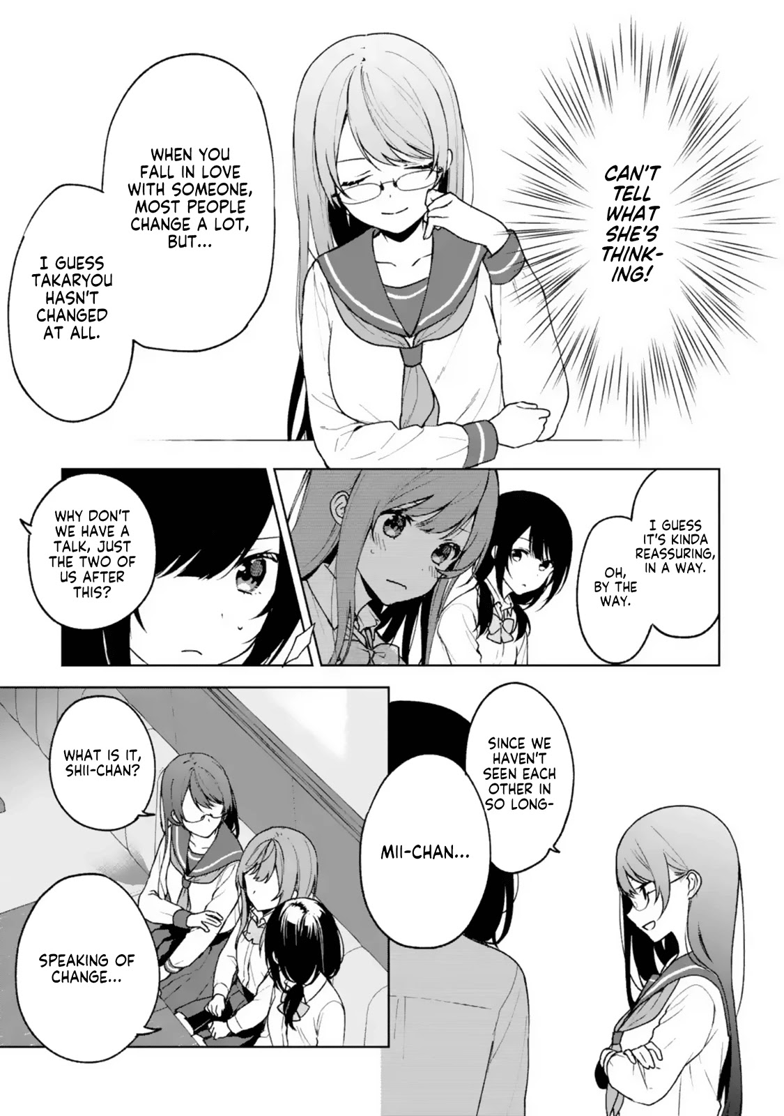 When I Rescued a Beautiful Girl Who Was About to Be Mol*sted, It Was My Childhood Friend Sitting Next to Me chapter 29 page 14