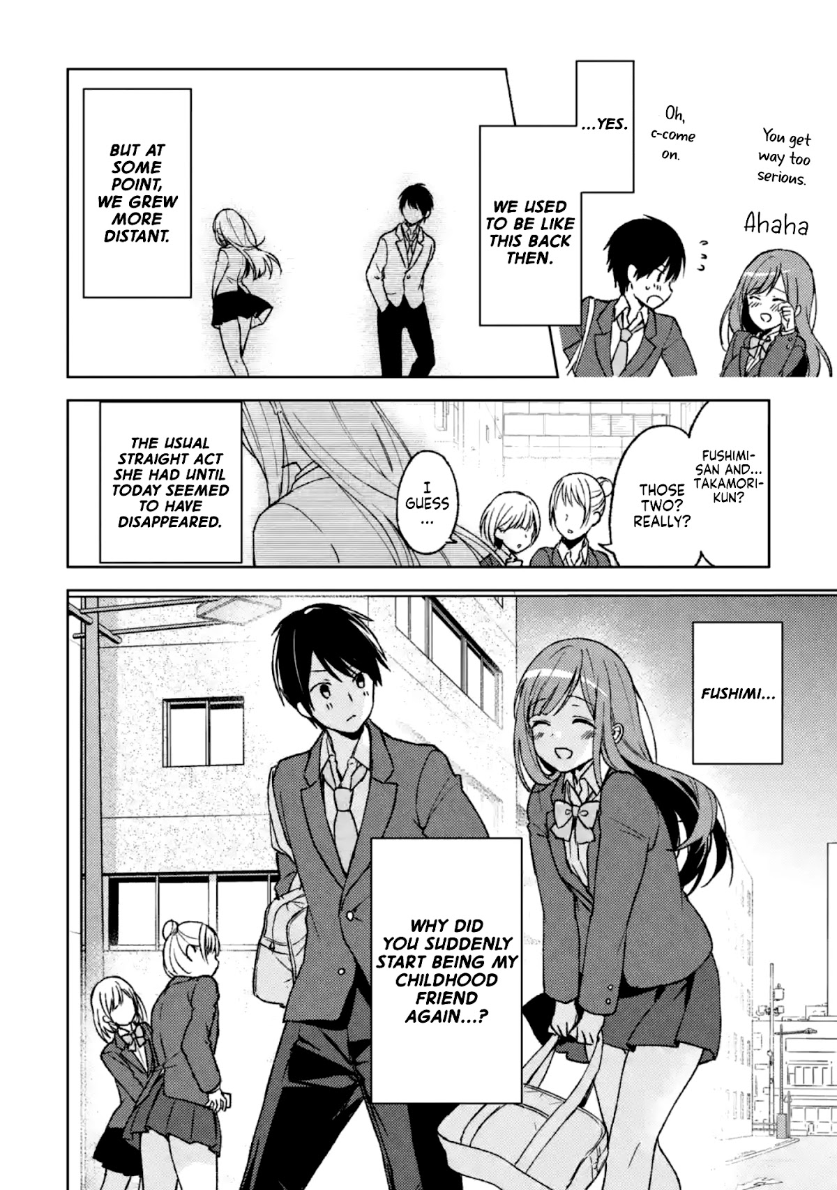 When I Rescued a Beautiful Girl Who Was About to Be Mol*sted, It Was My Childhood Friend Sitting Next to Me chapter 3 page 10