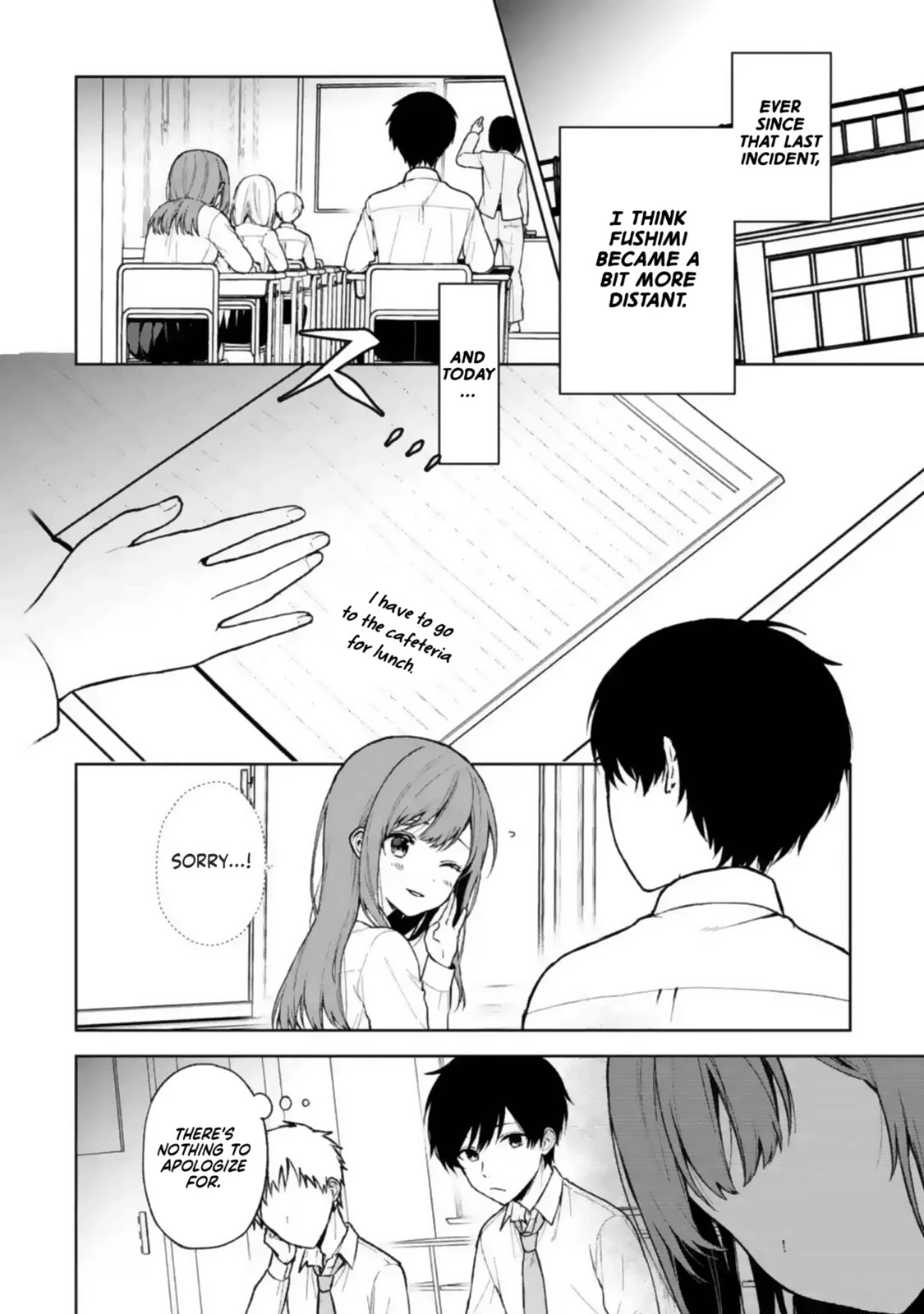 When I Rescued a Beautiful Girl Who Was About to Be Mol*sted, It Was My Childhood Friend Sitting Next to Me chapter 31 page 2