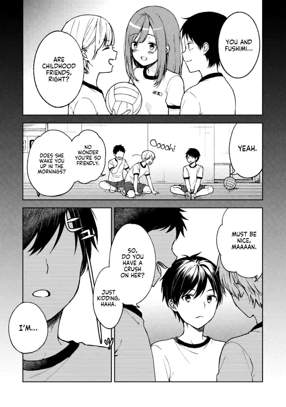 When I Rescued a Beautiful Girl Who Was About to Be Mol*sted, It Was My Childhood Friend Sitting Next to Me chapter 4 page 1