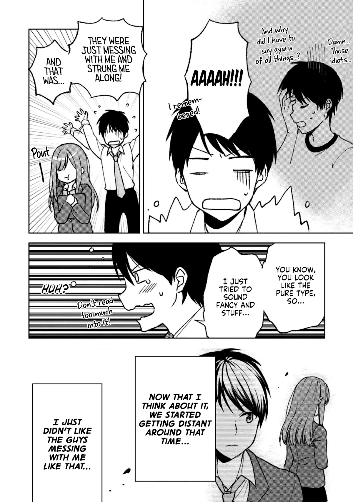 When I Rescued a Beautiful Girl Who Was About to Be Mol*sted, It Was My Childhood Friend Sitting Next to Me chapter 4 page 12