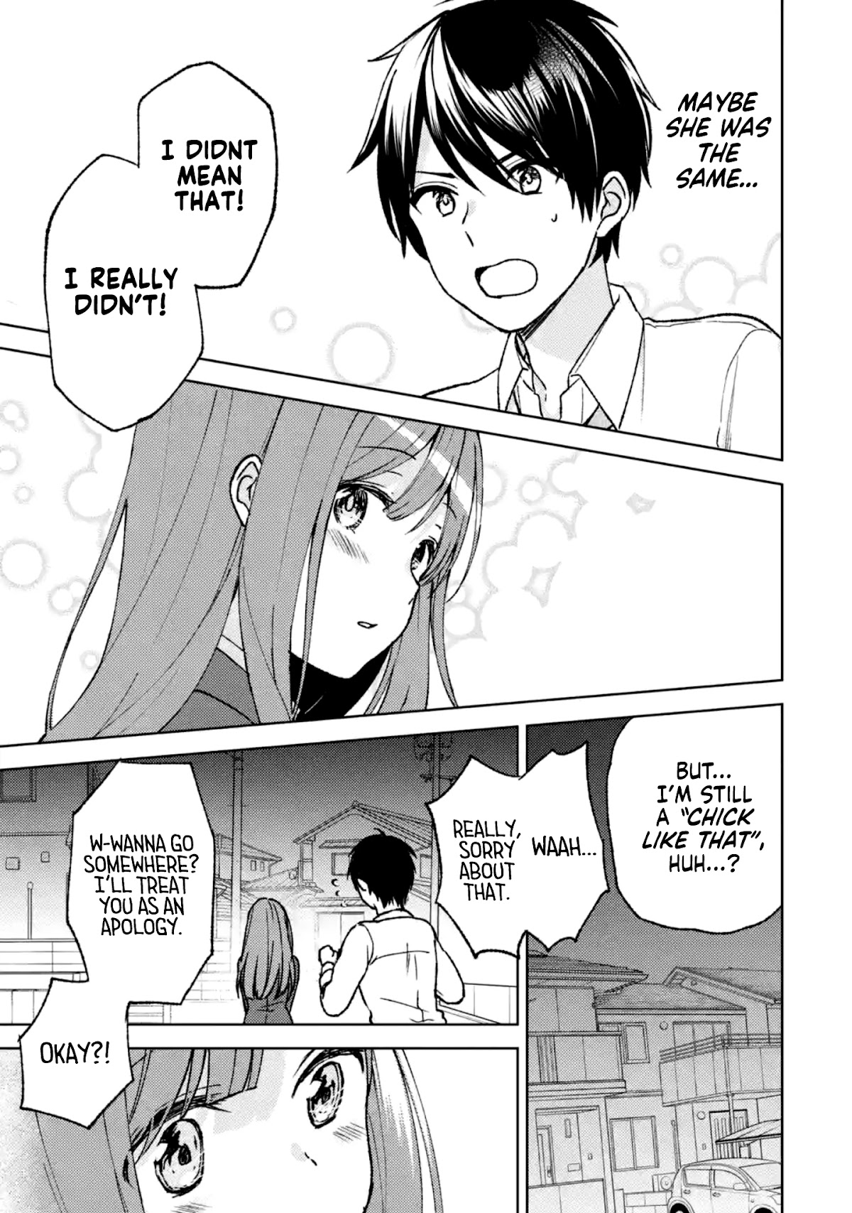 When I Rescued a Beautiful Girl Who Was About to Be Mol*sted, It Was My Childhood Friend Sitting Next to Me chapter 4 page 13