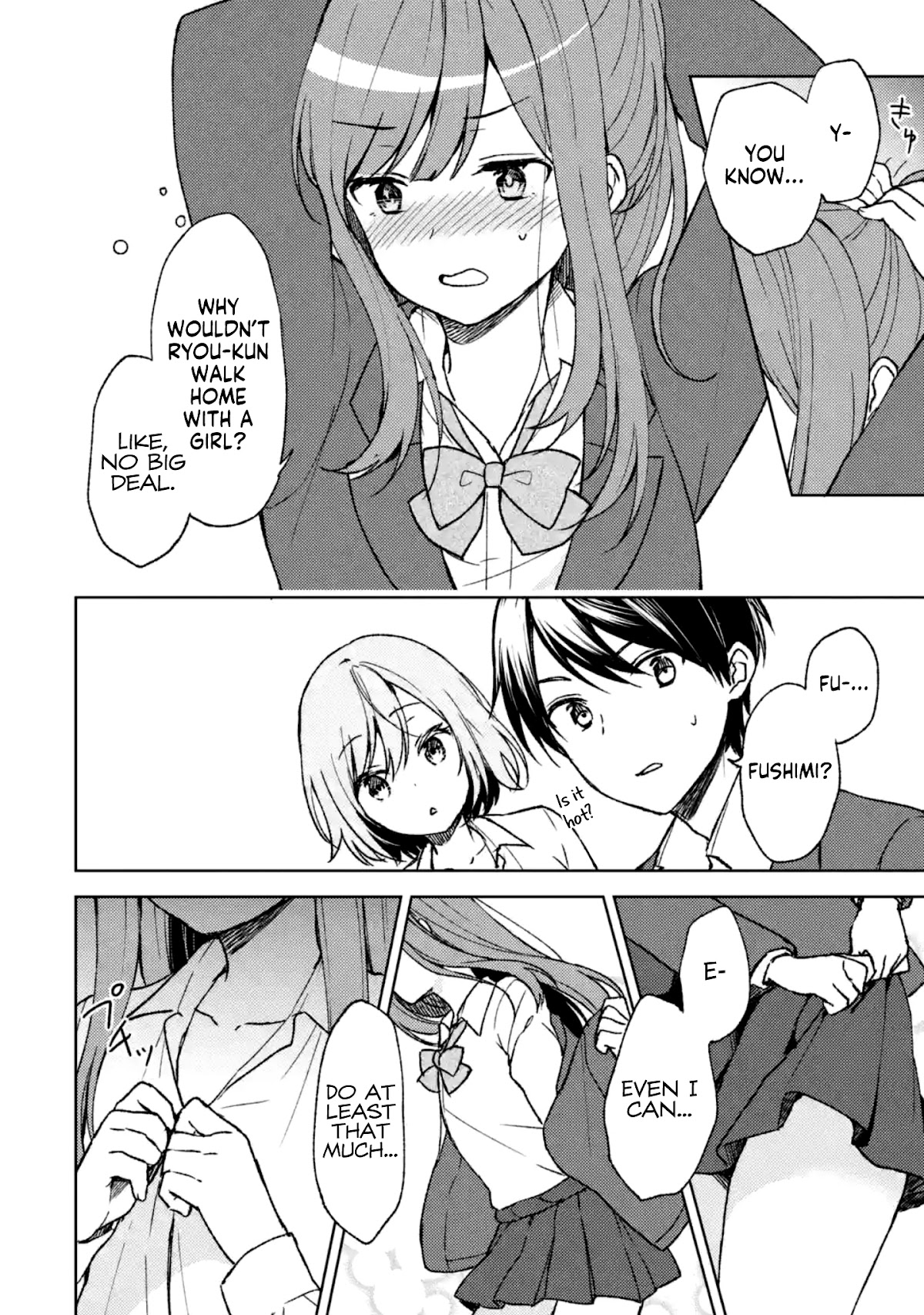 When I Rescued a Beautiful Girl Who Was About to Be Mol*sted, It Was My Childhood Friend Sitting Next to Me chapter 4 page 6