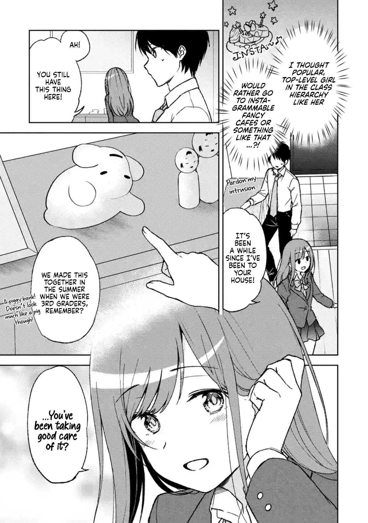 When I Rescued a Beautiful Girl Who Was About to Be Mol*sted, It Was My Childhood Friend Sitting Next to Me chapter 5 page 3