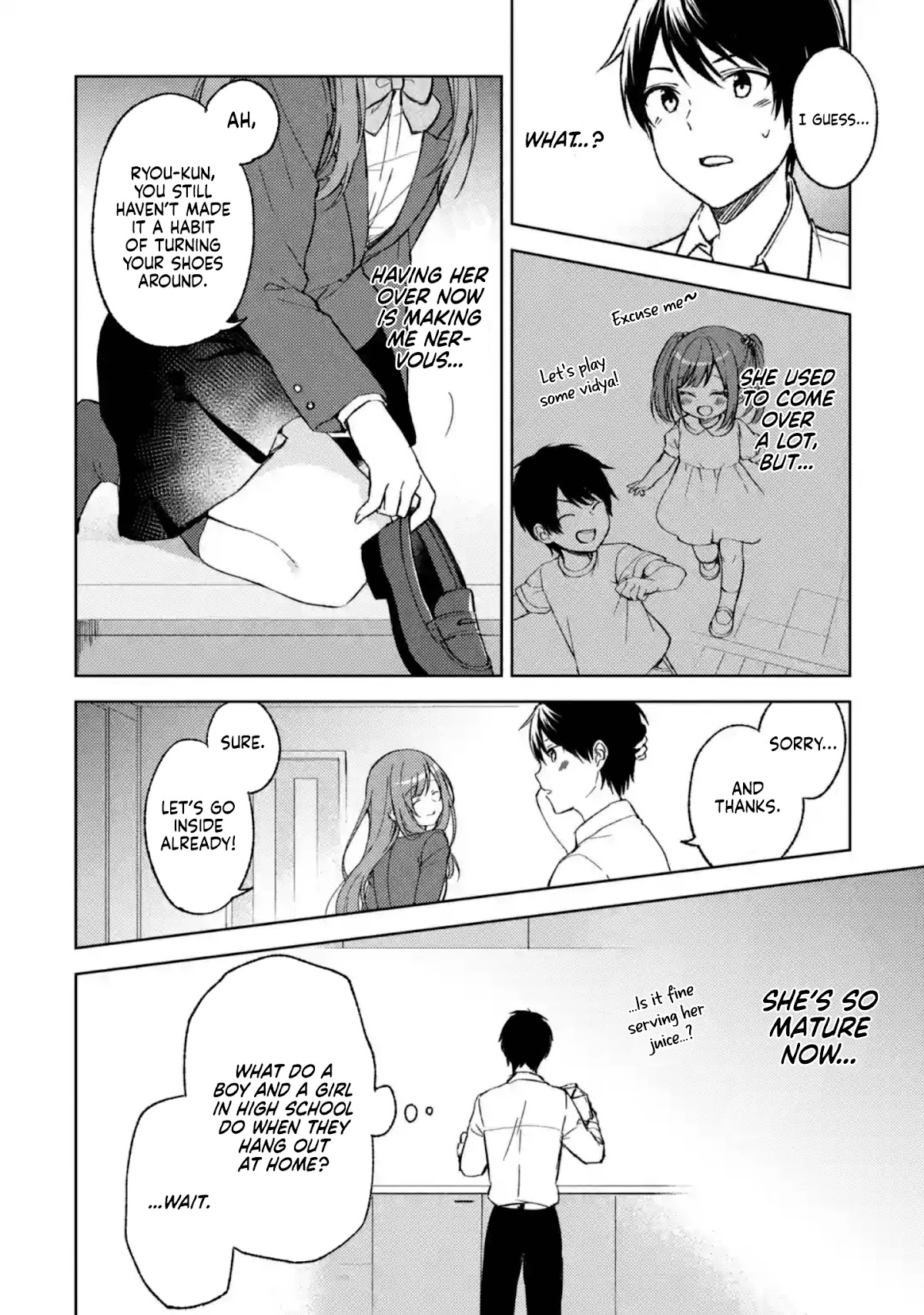 When I Rescued a Beautiful Girl Who Was About to Be Mol*sted, It Was My Childhood Friend Sitting Next to Me chapter 5 page 4