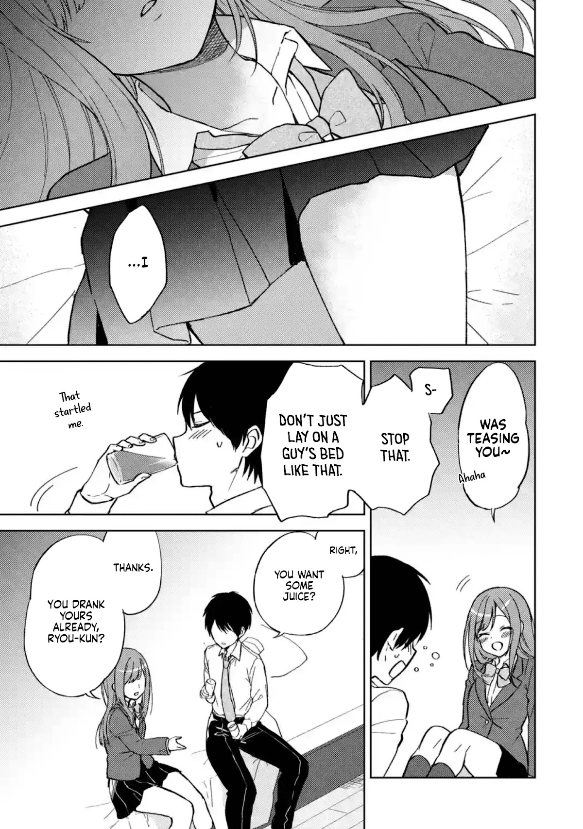 When I Rescued a Beautiful Girl Who Was About to Be Mol*sted, It Was My Childhood Friend Sitting Next to Me chapter 5 page 9