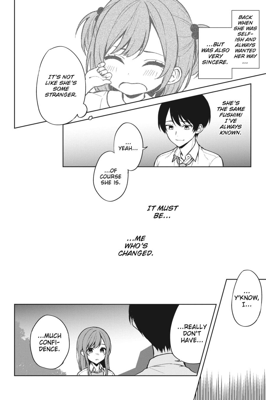 When I Rescued a Beautiful Girl Who Was About to Be Mol*sted, It Was My Childhood Friend Sitting Next to Me chapter 50 page 14