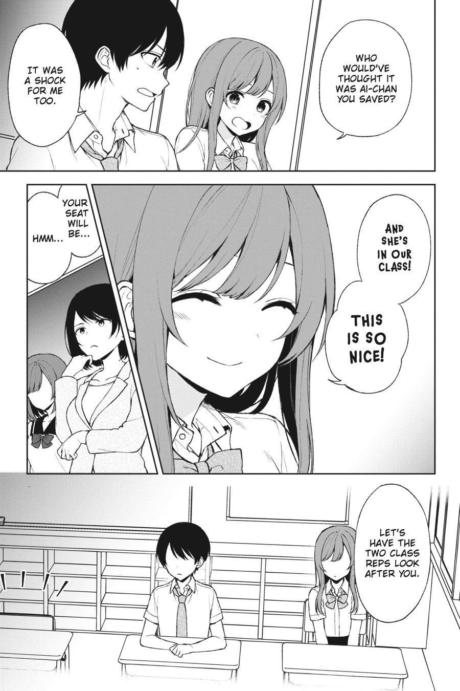 When I Rescued a Beautiful Girl Who Was About to Be Mol*sted, It Was My Childhood Friend Sitting Next to Me chapter 52 page 13