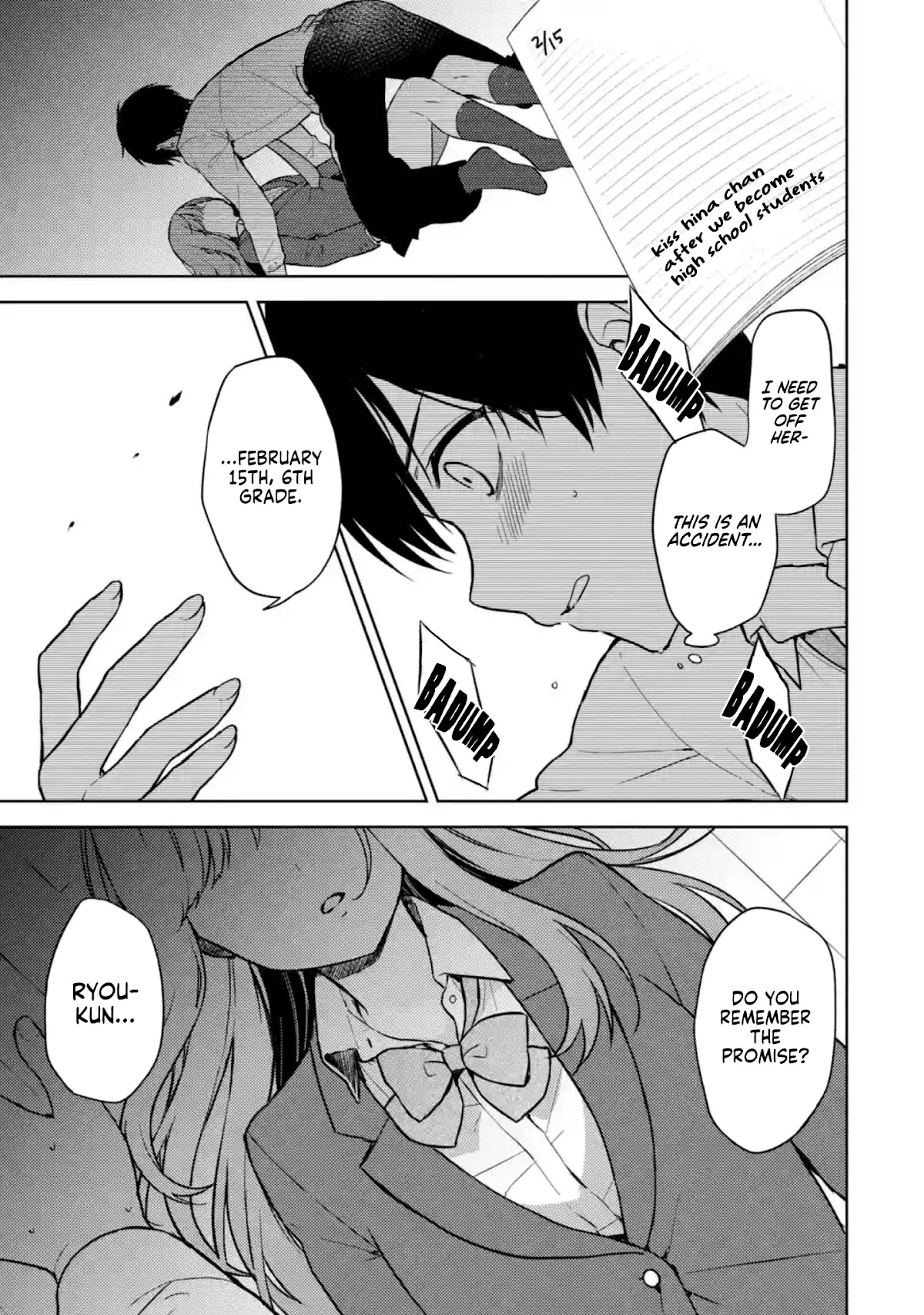 When I Rescued a Beautiful Girl Who Was About to Be Mol*sted, It Was My Childhood Friend Sitting Next to Me chapter 6 page 1