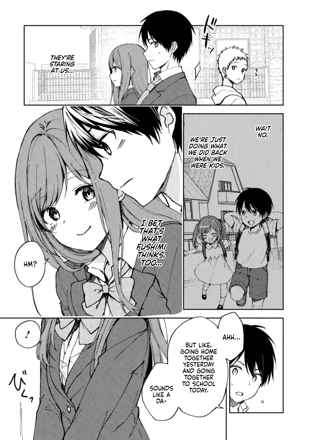 When I Rescued a Beautiful Girl Who Was About to Be Mol*sted, It Was My Childhood Friend Sitting Next to Me chapter 7 page 3