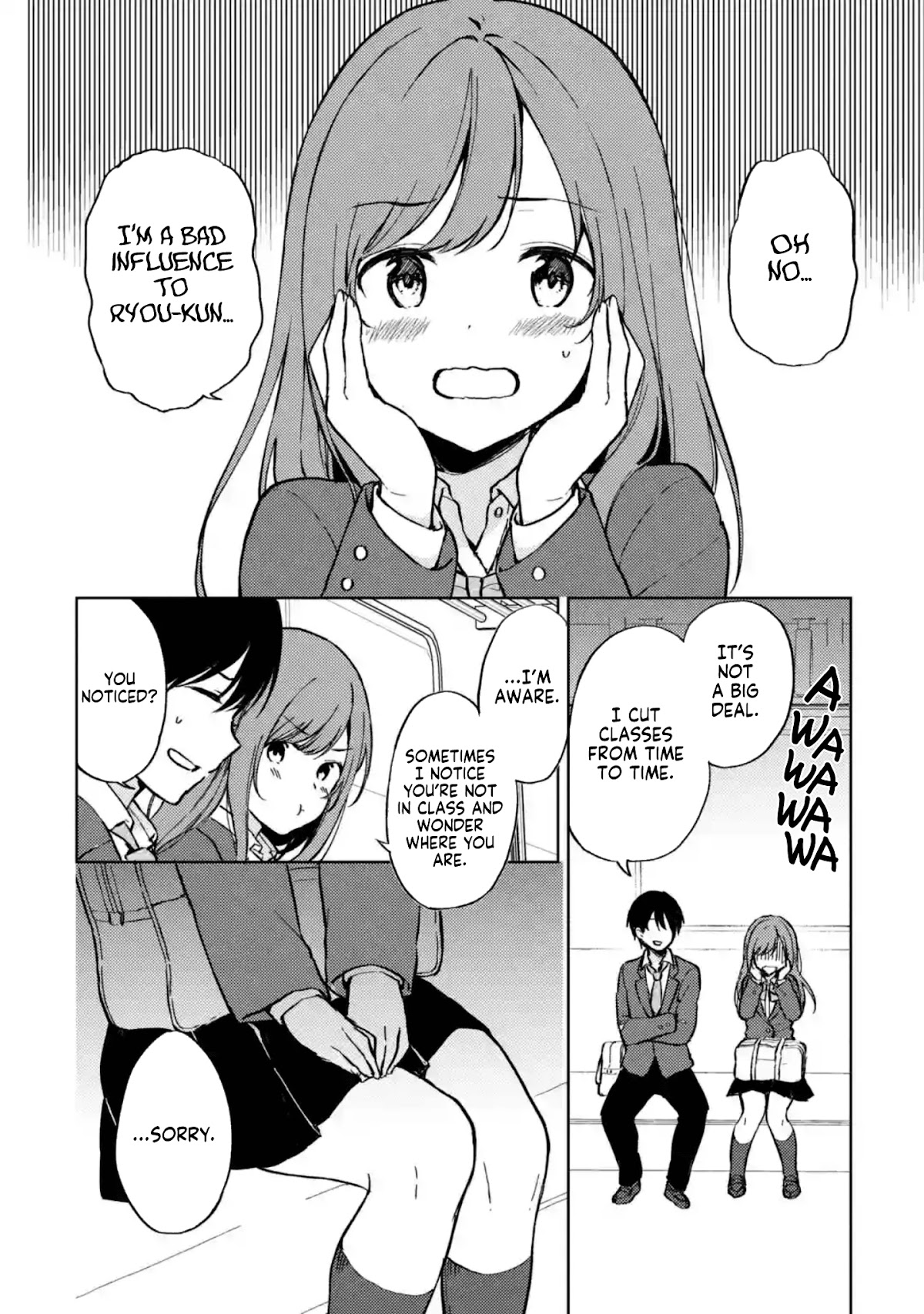 When I Rescued a Beautiful Girl Who Was About to Be Mol*sted, It Was My Childhood Friend Sitting Next to Me chapter 8 page 4