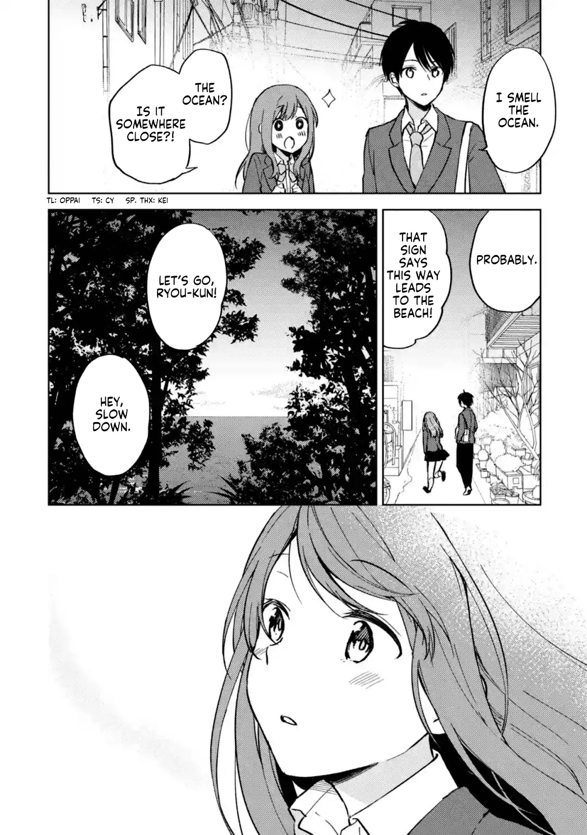 When I Rescued a Beautiful Girl Who Was About to Be Mol*sted, It Was My Childhood Friend Sitting Next to Me chapter 8 page 8