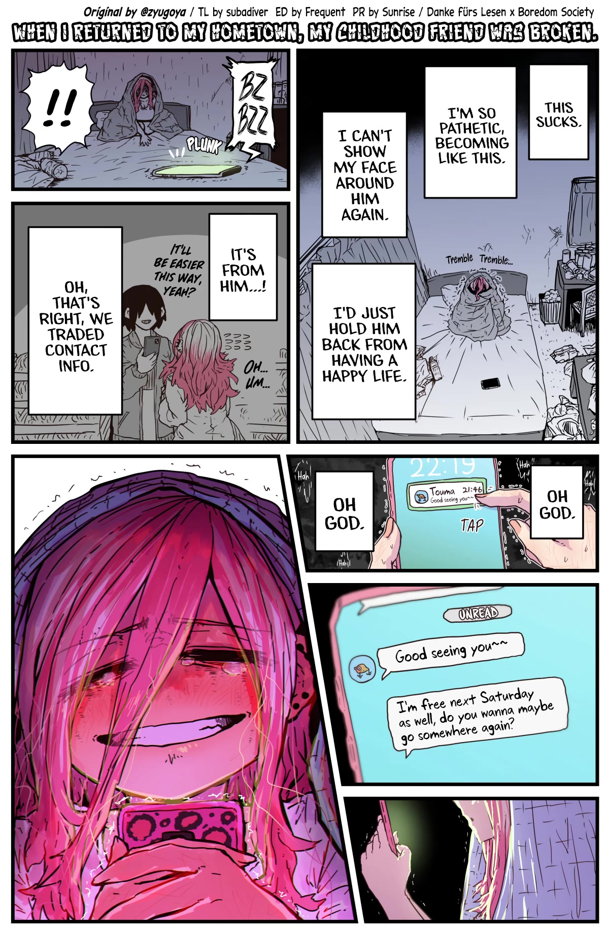 When I Returned to My Hometown, My Childhood Friend was Broken chapter 10 page 1