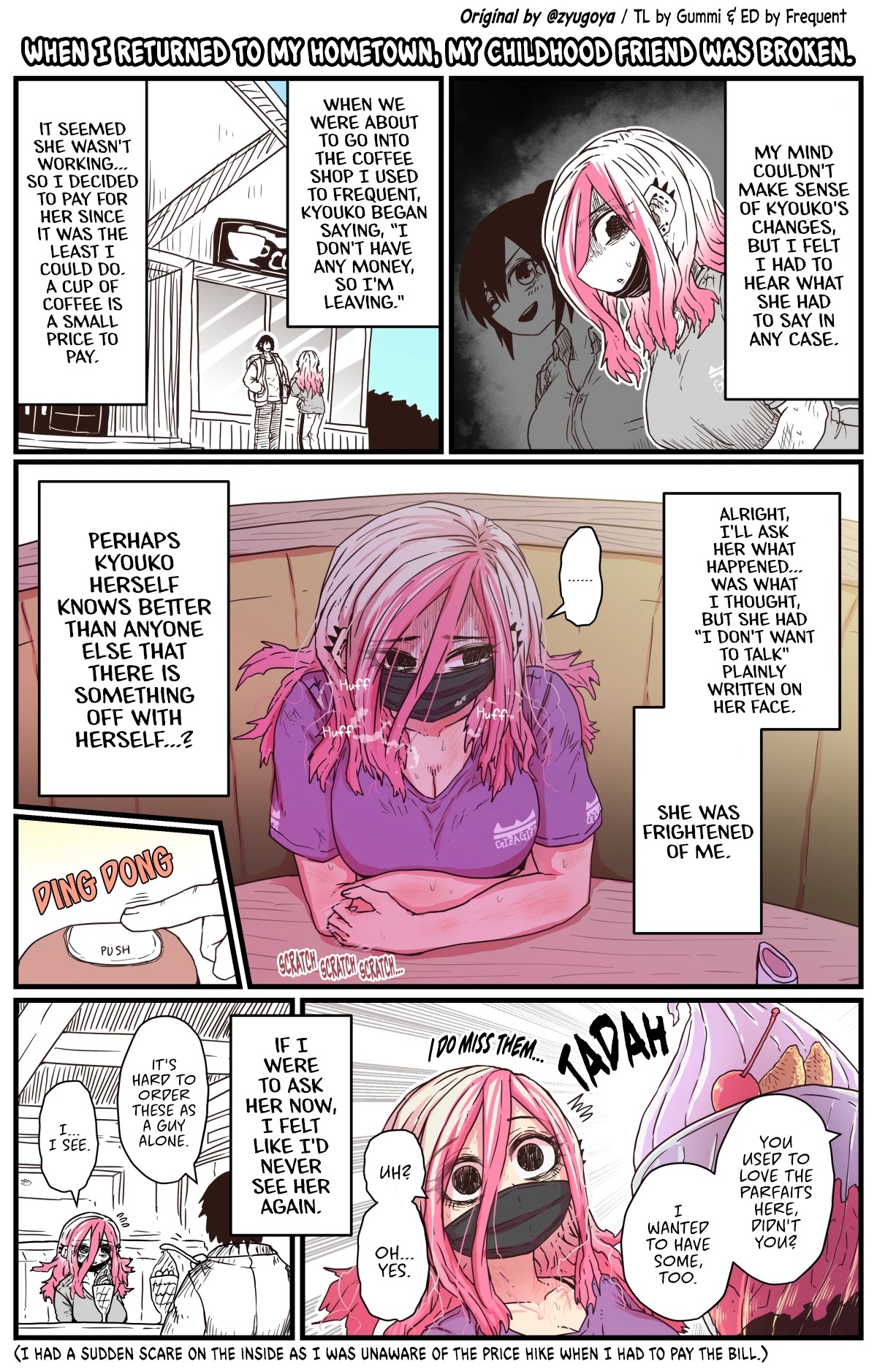 When I Returned to My Hometown, My Childhood Friend was Broken chapter 2 page 1