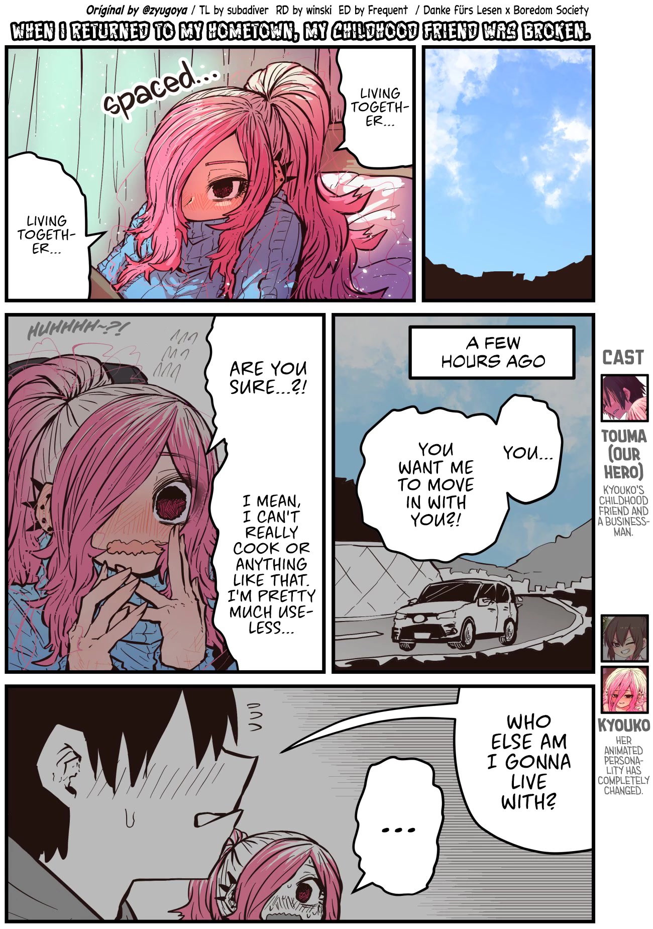 When I Returned to My Hometown, My Childhood Friend was Broken chapter 27 page 1