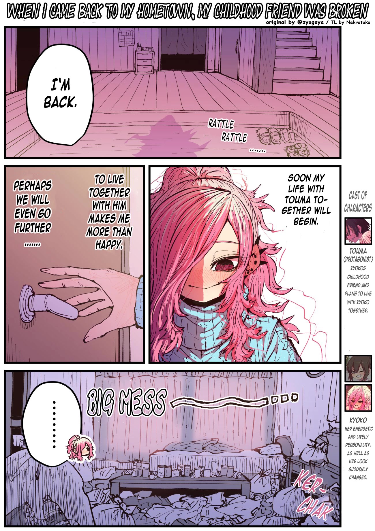 When I Returned to My Hometown, My Childhood Friend was Broken chapter 30 page 1