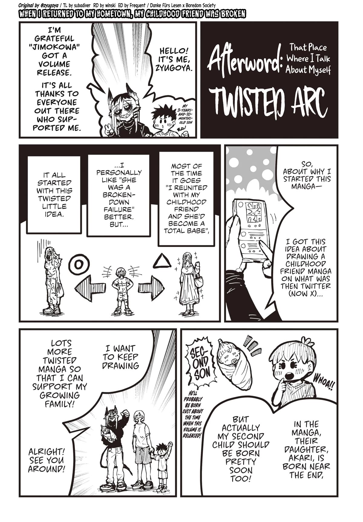 When I Returned to My Hometown, My Childhood Friend was Broken chapter 50.11 page 1