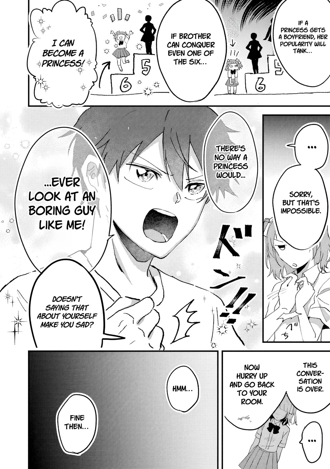 When I Tried to Conquer the School Princesses, It Turned Into Romantic Mayhem chapter 1 page 12
