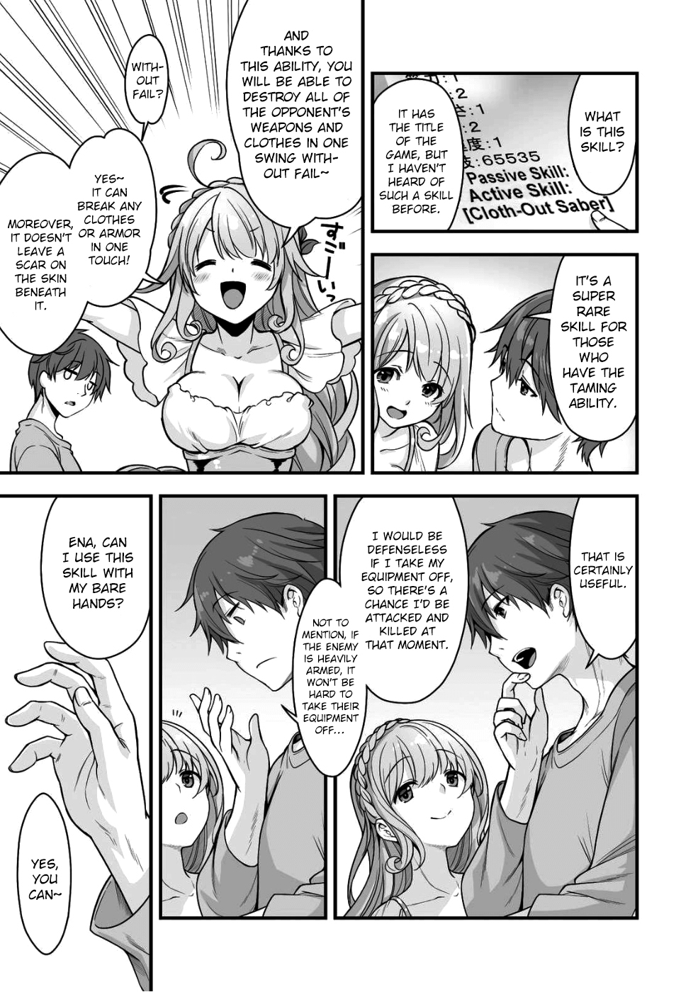 When I Was Playing Eroge With VR, I Was Reincarnated In A Different World, I Will Enslave All The Beautiful Demon Girls ~Crossout Saber~ chapter 1 page 11