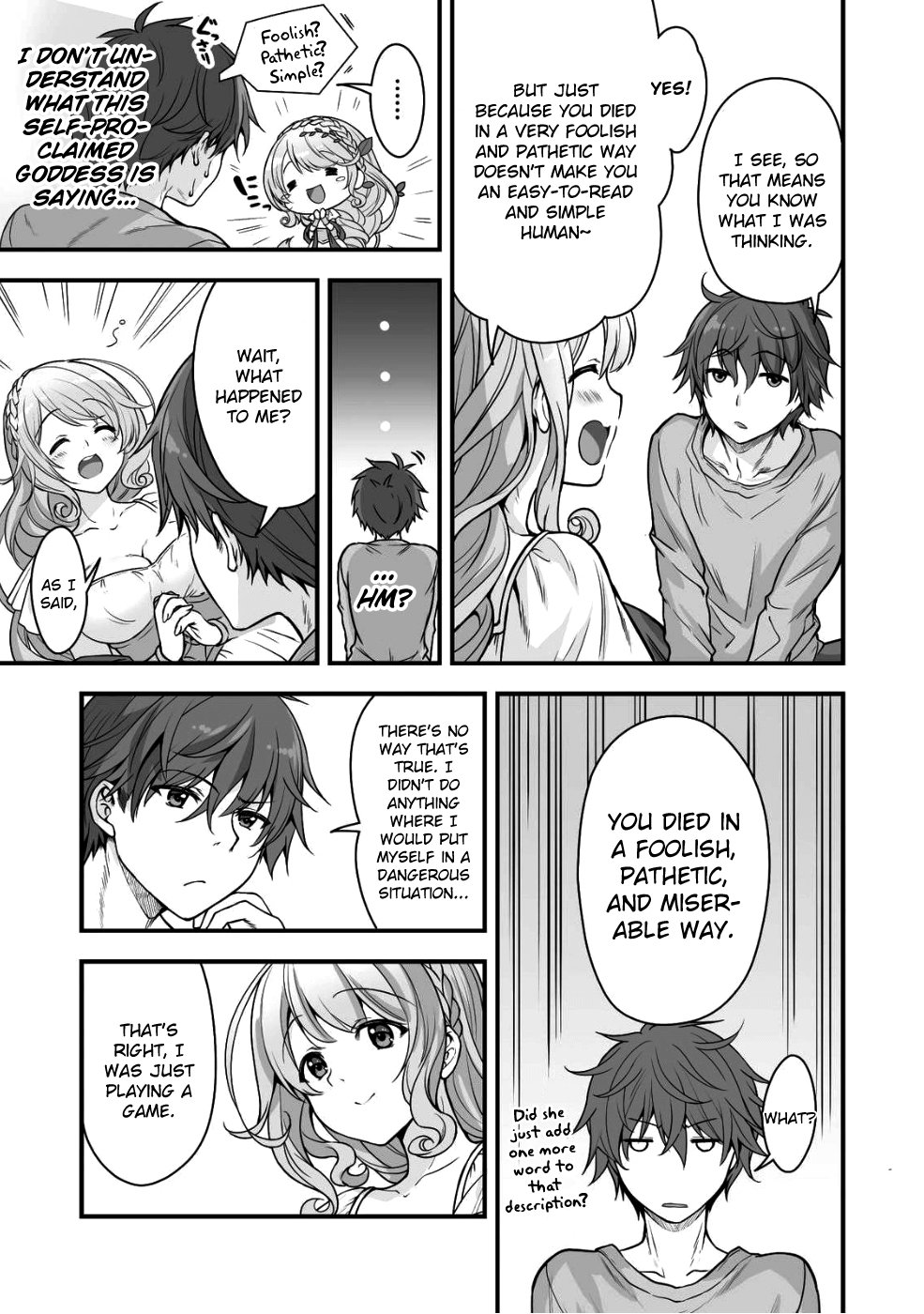 When I Was Playing Eroge With VR, I Was Reincarnated In A Different World, I Will Enslave All The Beautiful Demon Girls ~Crossout Saber~ chapter 1 page 5