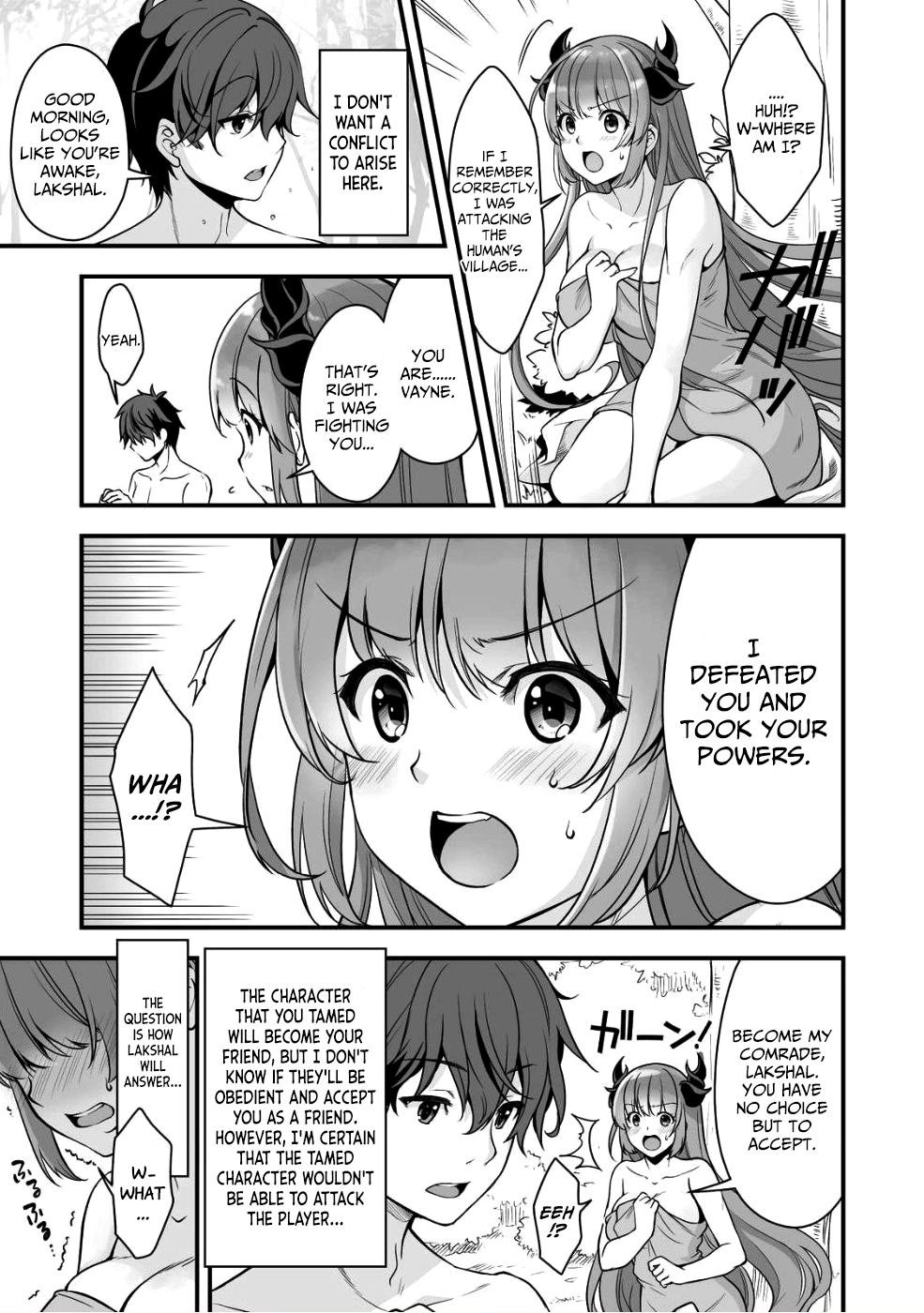 When I Was Playing Eroge With VR, I Was Reincarnated In A Different World, I Will Enslave All The Beautiful Demon Girls ~Crossout Saber~ chapter 2 page 20