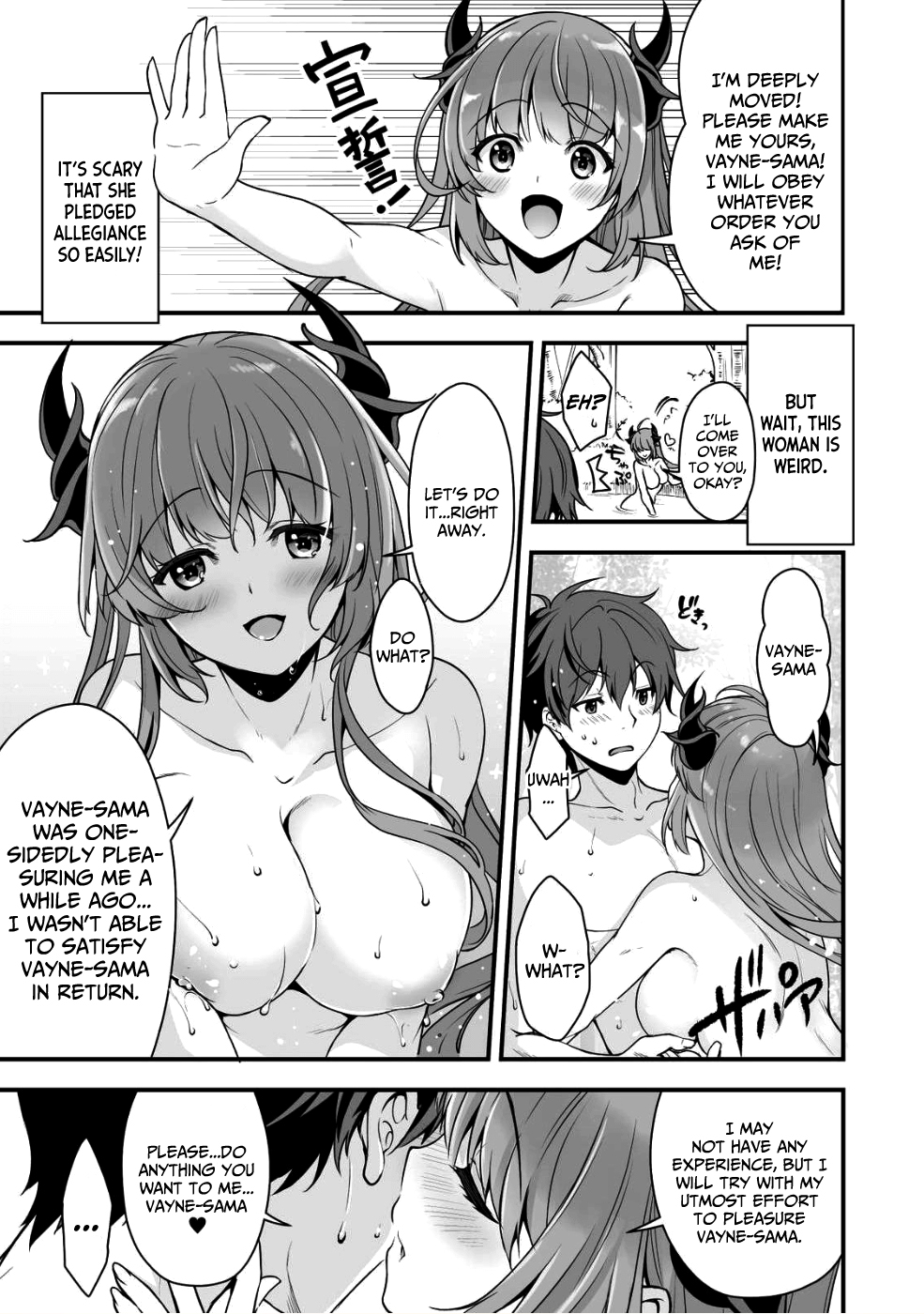 When I Was Playing Eroge With VR, I Was Reincarnated In A Different World, I Will Enslave All The Beautiful Demon Girls ~Crossout Saber~ chapter 2 page 22